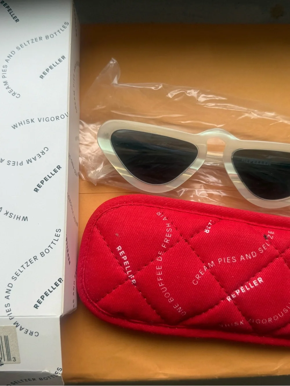 Man Repeller Ivory Sunglasses